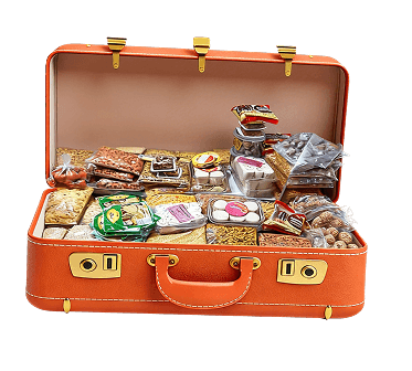 BudgetBox snacks luggage bundle left