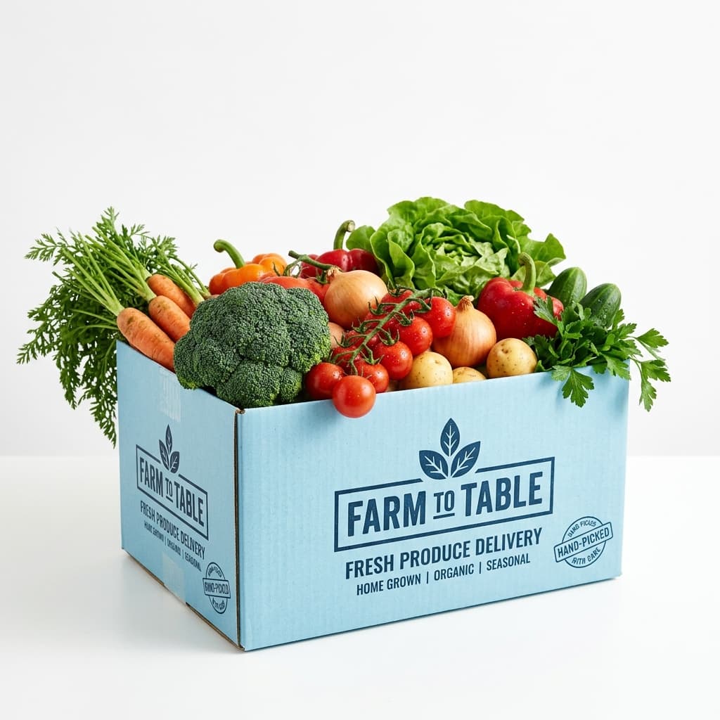 Organic Garden Harvest Box